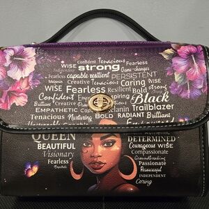 Black and Purple Women's Bag